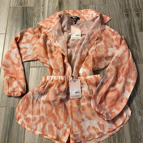 Leopard Swimsuit Coverup Set - Picture 2 of 3